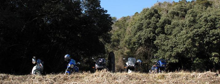 バイク達は留守番です.JPG